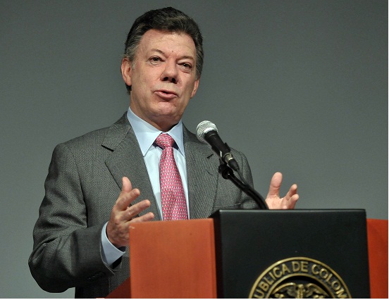 «Estamos ante una oportunidad real de terminar de manera definitiva el conflicto armado interno» : Presidente Santos