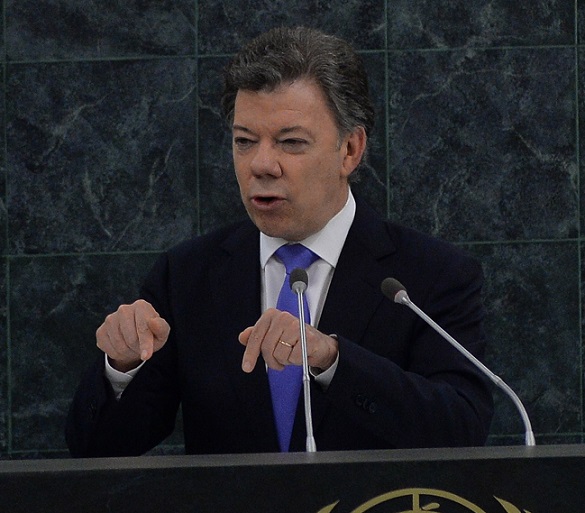 Presidente Santos dijo ante la ONU que se respete el derecho de Colombia por buscar la paz