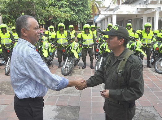 Seguridad de Valledupar fue reforzada con 42 motocicletas para combatir la inseguridad que reina en la capital