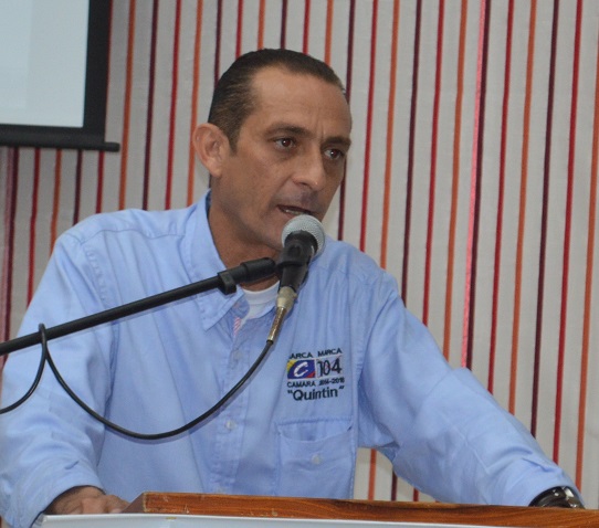 Quintin Quintero reitera defender a la comunidad ante Electricaribe en todo el Cesar