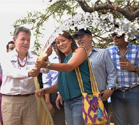 Presidente Juan Manuel Santos lanza Alianza por el Agua y la Vida en La Guajira