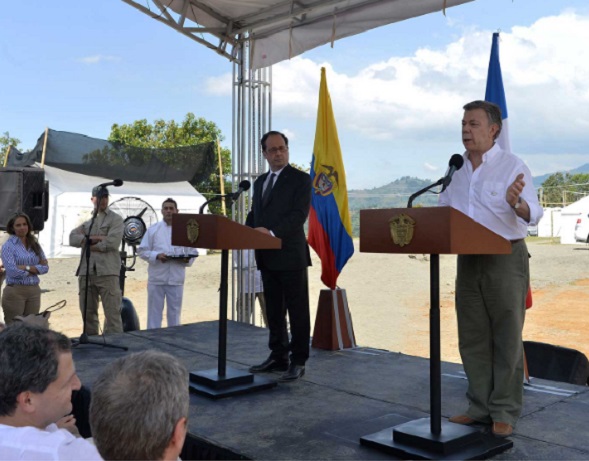 Presidentes de Colombia y Francia visitaron zona veredal de Caldono – Cauca