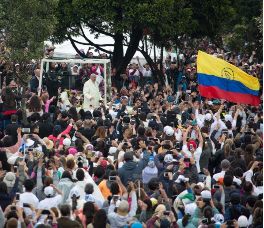 Cerca de 10 mil extranjeros llegaron a Colombia por la visita del Papa Francisco