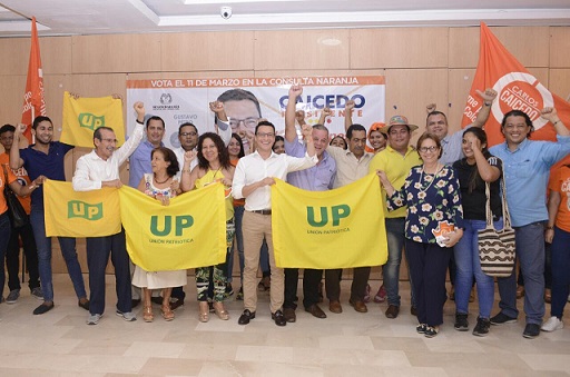 UP consolida respaldo a candidatura presidencial de Carlos Caicedo de cara a Consulta de la Paz