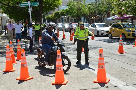Nuevas medidas de restricción para la circulación de motocicletas en la zona céntrica de Valledupar
