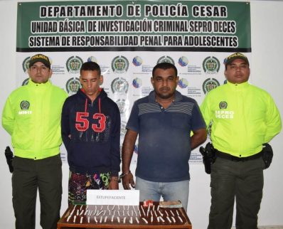 Capturadas tres personas sindicadas de expender droga cerca al estadio de Beisbol en Valledupar