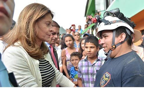 Vicepresidenta estuvo en zona afectada por la tragedia en Marquetalia – Caldas