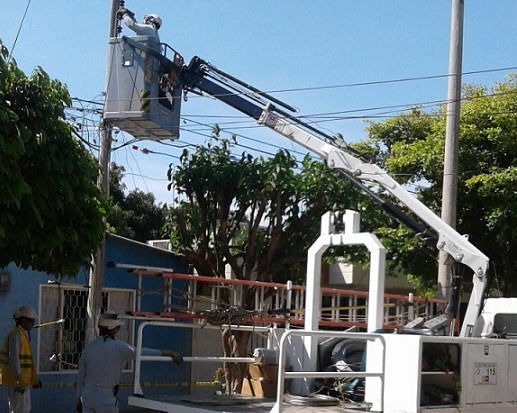 Daños ocasionados por terceros afectaron  servicio en dos circuitos de Electricaribe en Valledupar