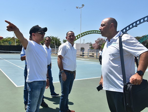 Jorge Celedn avanza en los preparativos del torneo Challenger de tenis que se realizar en octubre en Valledupar