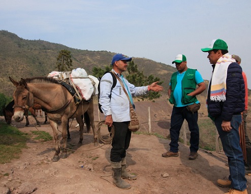 Director de Corpocesar visitó cabecera del Río Chiriaimo para verificar el estado del afluente