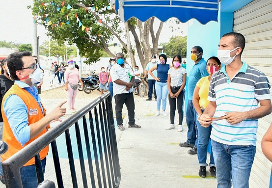 Gobernador Caicedo entregó Mercados Populares Solidarios a representantes del sector cultural en el Magdalena