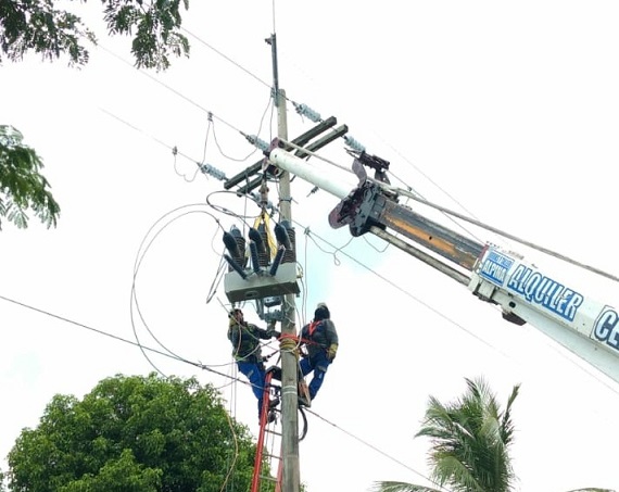Este  18, 19 de junio Electricaribe realiza jornada técnica e instalación de nuevos postes y redes