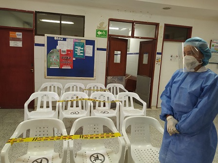 Hospital Eduardo Arredondo Daza implementa medidas de bioseguridad para reabrir servicios a la comunidad