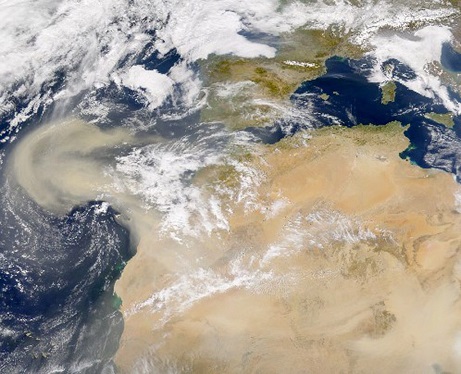 En Valledupar ya se sienten los fuertes vientos que provienen del desierto del Sahara