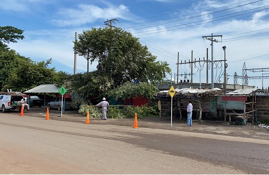 Sin suspender el servicio de energía Electricaribe ejecutará trabajos de poda en la vía La Paz hasta la Jagua de Ibiríco
