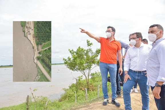 Gobernación del Magdalena  inicia obras para solucionar en corto plazo erosión en vía Salamina – El Piñón