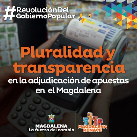 Superservicios de Nariño S.A gana en licitación transparente la adjudicación del juego de apuestas en el Magdalena