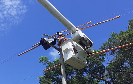 Afinia restableció el servicio de energía en Manaure – Cesar, tras intensas lluvias