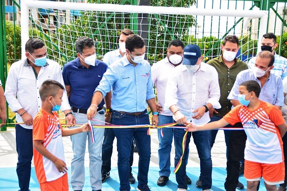Alcalde Mello Castro y Minvivienda inauguraron parque Semilleros de Paz, en Nando Marín y sectores aledaños