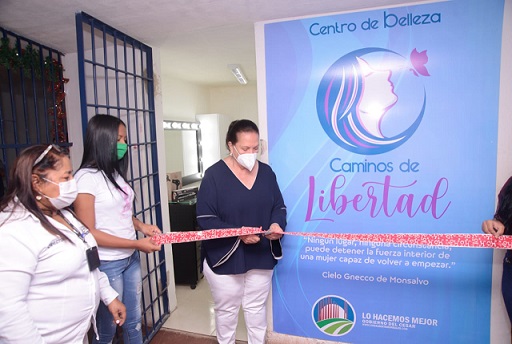 Gobierno del Cesar instaló,  en la Cárcel Judicial de Valledupar, Centro de Belleza para mujeres