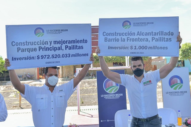 Se priorizó una inversión por 4.500 millones para Pailitas; Alcalde y Gobernador Monsalvo