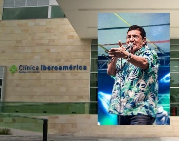 Poncho Zuleta, ya fue operado en la clínica Iberoamericana en Barranquilla