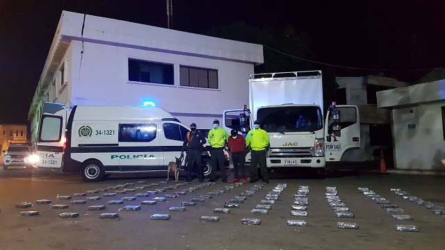 Policía incauta 130 kilos de cocaína en Valledupar y captura a una persona