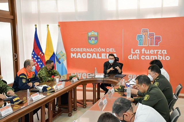 Para el fortalecimiento de la seguridad en Magdalena, Gobernador Caicedo dispone más de $7 mil millones a la Fuerza Pública