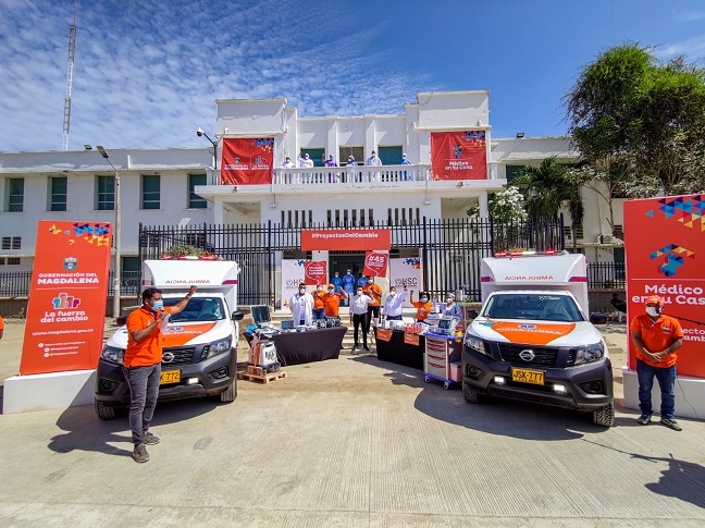 En Ciénaga (Magdalena), inició la Ruta del Cambio en la Salud con la entrega de 2 ambulancias y equipos biomédicos