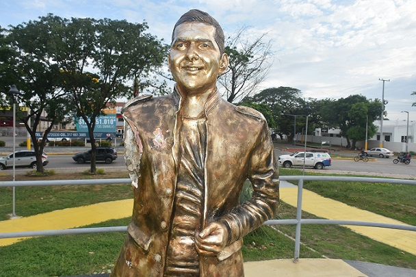 La restauración del monumento de Peter Manjarrés cuesta 20 millones de pesos
