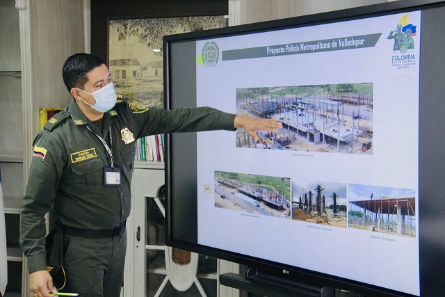 Construcción de la Policía Metropolitana genera 180 empleos que contribuyen a la reactivación económica de Valledupar