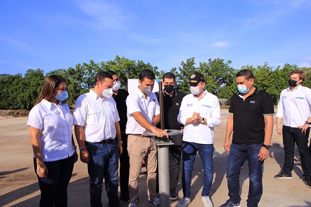 Ministro de Vivienda inaugura tanque de almacenamiento de agua en Valledupar