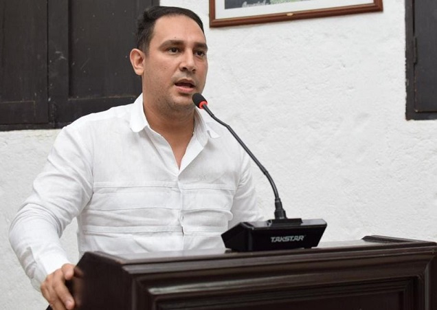 Jorge Armando Daza Lobo, elegido presidente del Concejo para el año 2022.