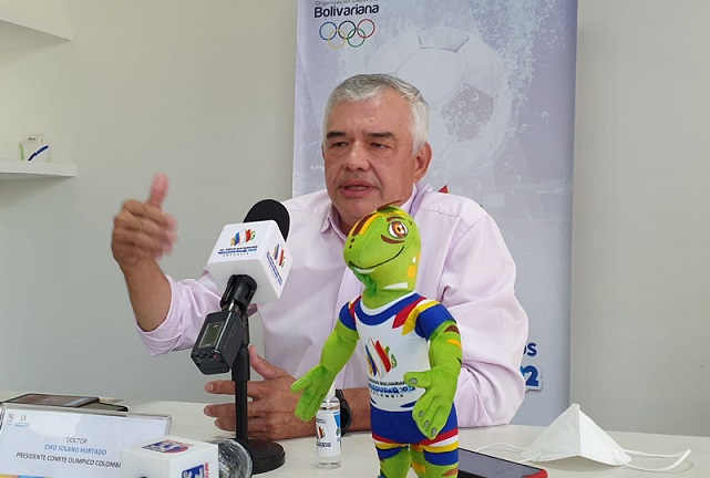 Presidente del Comité Olímpico Colombiano ratifica que los Juegos Bolivarianos 2022 están garantizados
