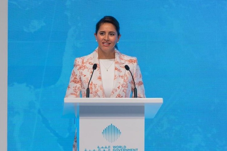 En la Pre-Cumbre Mundial de Gobiernos en Emiratos Árabes, la Primera Dama destacó la importancia de la equidad de género