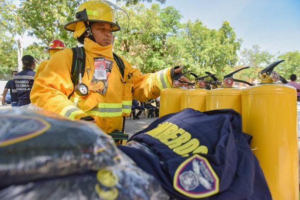 Gobierno Departamental mejora condiciones y dota a 13 cuerpos de bomberos voluntarios del Cesar
