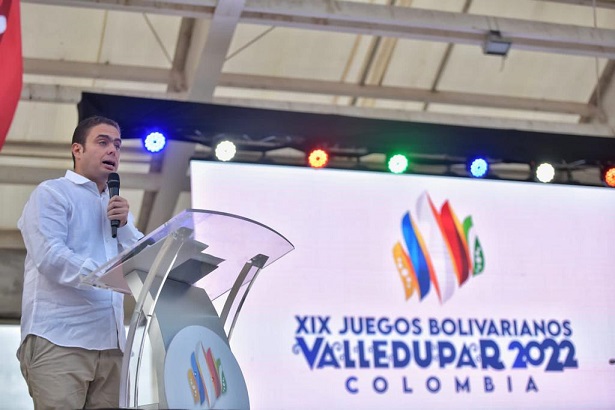 La llama de Juegos Bolivarianos 2022 pisó tierra vallenata y el Cesar abre sus puertas al mundo