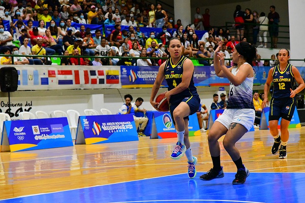 Inicio lleno de emoción en el baloncesto femenino de los juegos Bolivarianos en Valledupar