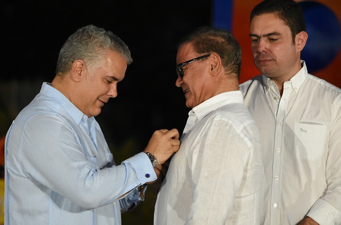 «Este reconocimiento del presidente Duque es un respaldo a la música vallenata», dijo Iván Villazón