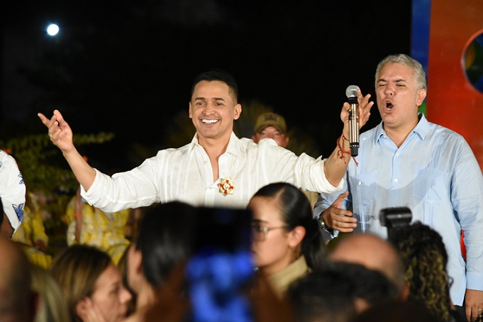 «‘Esta vida’ con Jorge Celedón, es la canción que más le gusta al presidente de Panamá», dijo el presidente Iván Duque