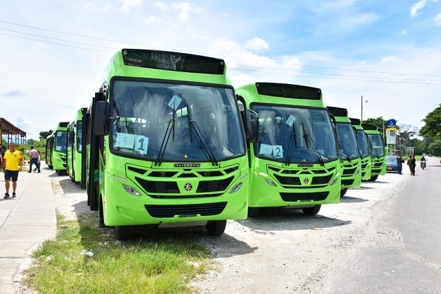 Llegaron a Valledupar los buses que darán paso a la operación del SETP: ¡Un sueño cumplido!