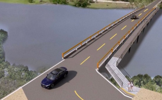 Gobierno del Cesar destina recursos para espacios urbanos y puente peatonal sobre Caño Rabón en Gamarra