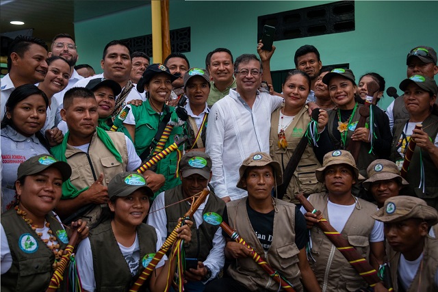 Presidente Petro propuso crear un fondo nacional con vigencias futuras revitalizar la selva, como en el Putumayo