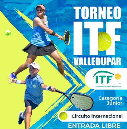 Por primera vez, Valledupar será sede del Torneo Internacional de Tenis categoría junior