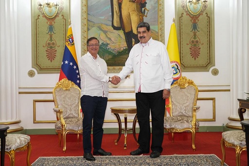 Presidentes Petro y Maduro, comprometidos para fortalecer comercio binacional y lucha contra el narcotráfico
