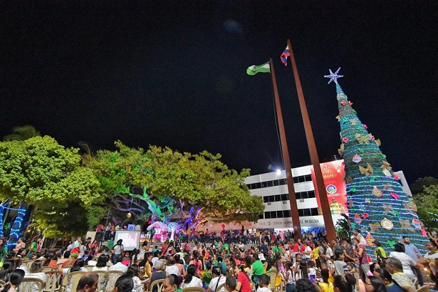 Con el encendido navideño, el Gobierno del Cesar lanzó la campaña ‘El Cesar se ilumina sin pólvora’