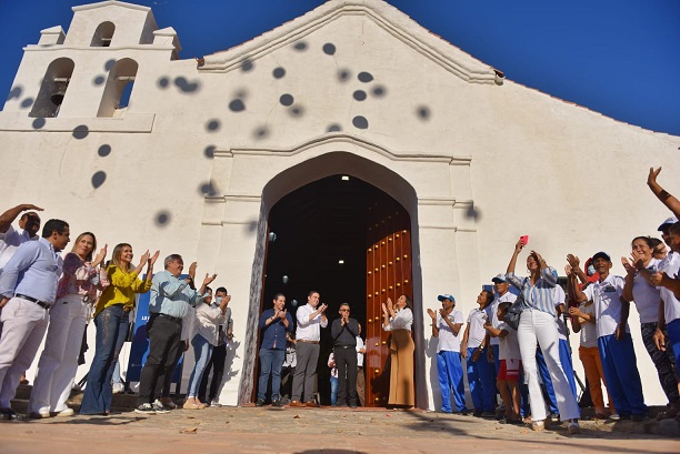 Gobierno del Cesar restauró y entregó a Valencia de Jesús su capilla monumento nacional