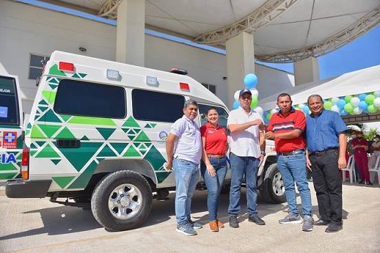 Gobierno del Cesar entregó moderna ambulancia al hospital San Roque de El Copey
