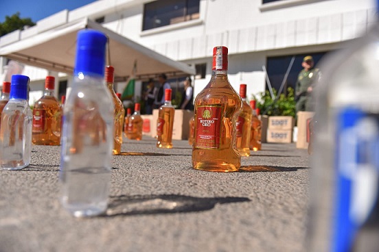 Grupo Anticontrabando de la Gobernación del Cesar incautó 1.200 botellas de licor adulterado y de contrabando