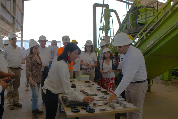 Ministra de Minas y Energía y presidenta de Agencia Nacional de Hidrocarburos visitaron la Drummond en el Cesar